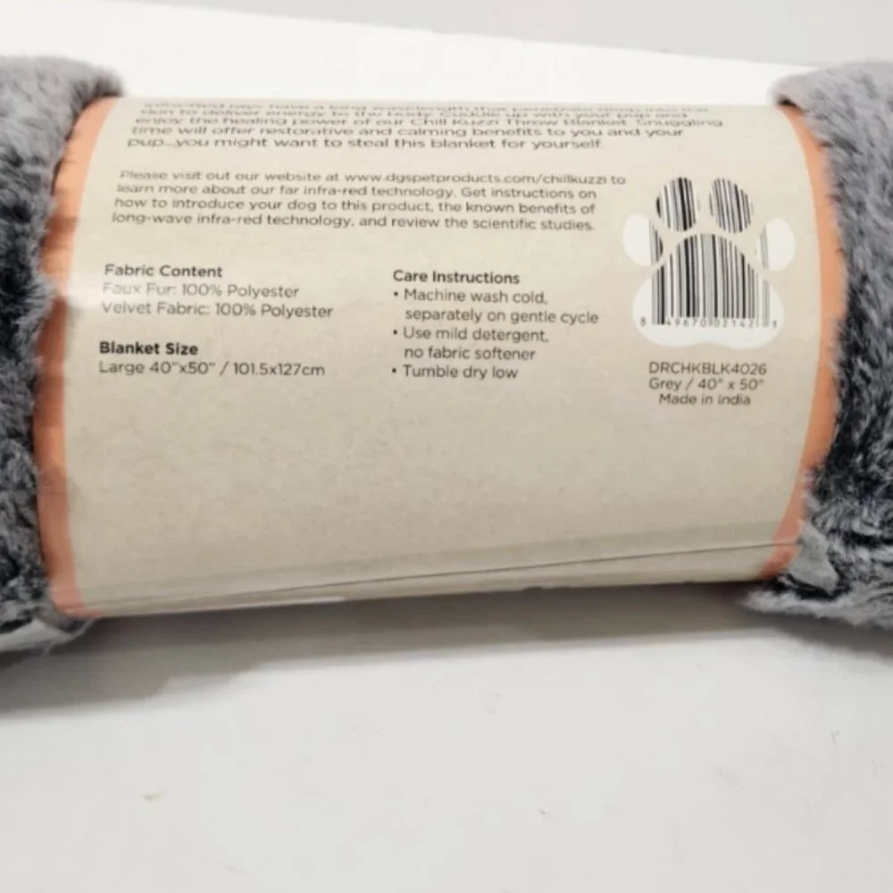 DGS Chill Kuzzi Far Infra Red Healing WELLNESS Dog Cat Blanket